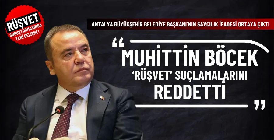 Antalya Büyükşehir Belediye Başkanı Böcek