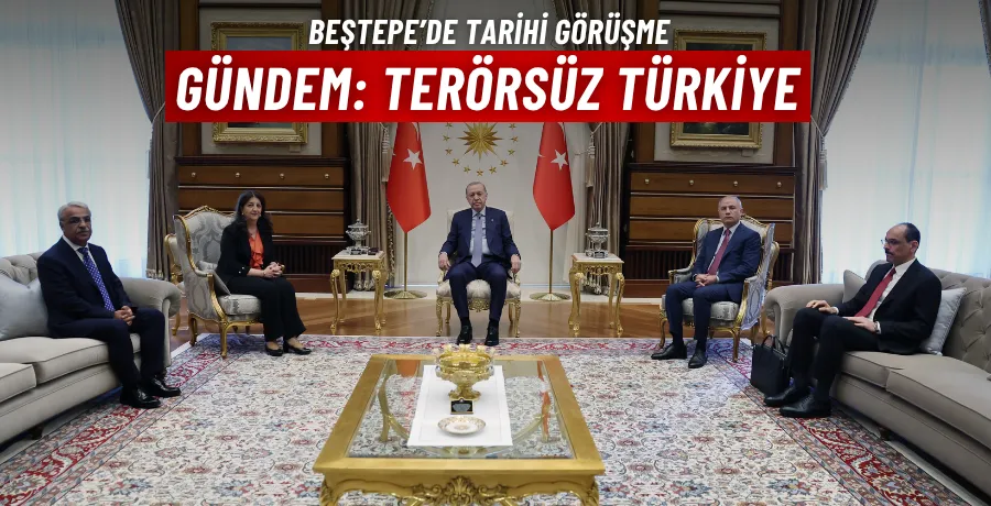 Cumhurbaşkanı Erdoğan, DEM Parti heyetini kabul etti
