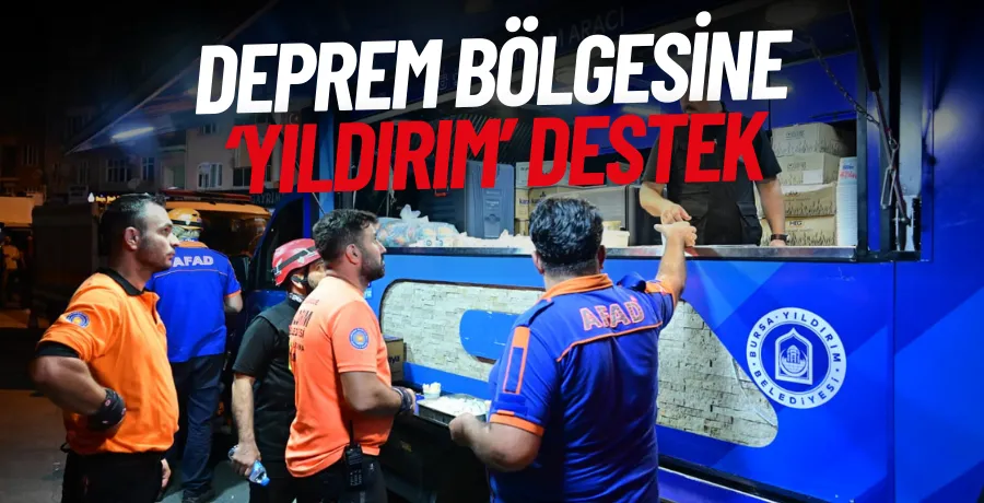 Deprem bölgesine 