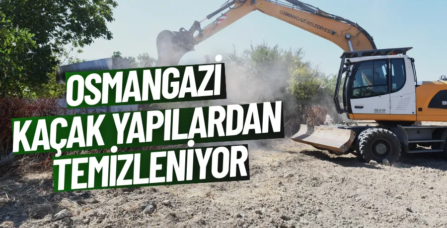Sit alanına yapılan kaçak yapılar yıkıldı