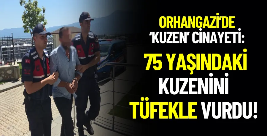 Kuzenini tüfekle ateş açıp öldüren şüpheli adliyede
