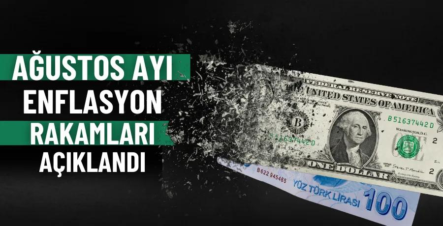 Ağustos ayı enflasyon rakamları açıklandı