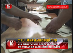 OY KULLANMA SAATLERİ BELLİ OLDU 