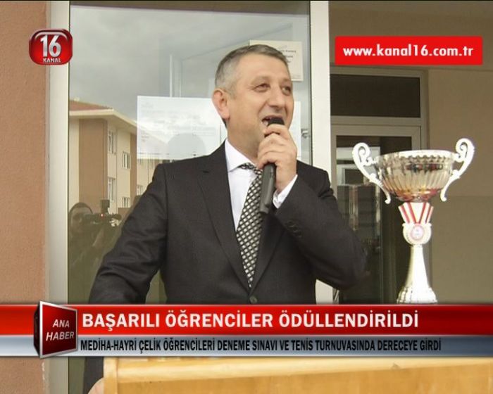 BAŞARILI ÖĞRENCİLER ÖDÜLLENDİRİLDİ