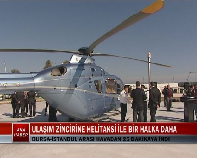 ULAŞIM ZİNCİRİNE HELİTAKSİ İLE BİR HALKA DAHA