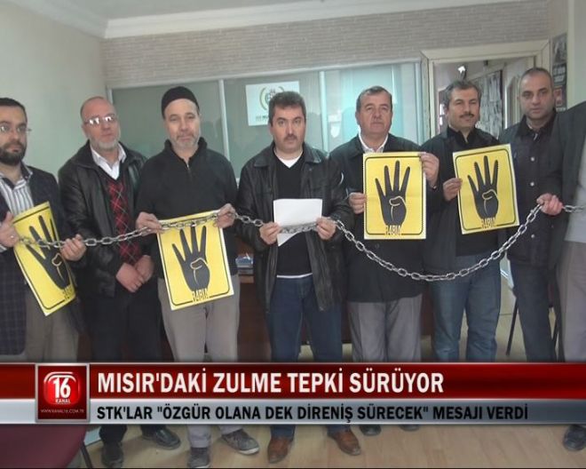 MISIR`DAKİ ZULME TEPKİ SÜRÜYOR