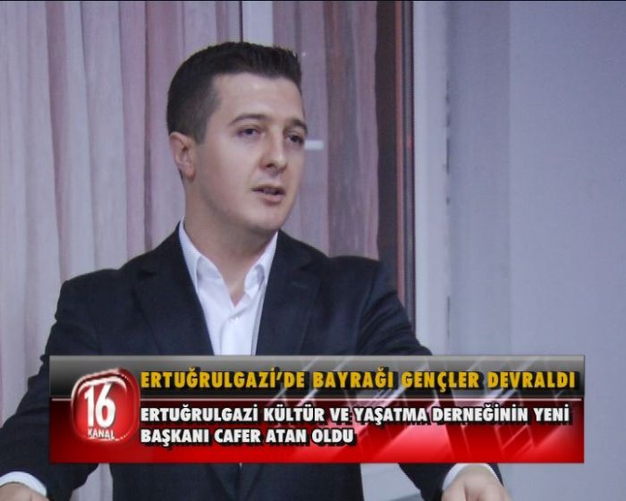ERTUĞRULGAZİDE BAYRAĞI GENÇLER DEVRALDI