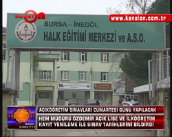 AÇIKÖĞRETİM SINAVLARI CUMARTESİ GÜNÜ YAPILACAK 