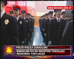 POLİS KOLEJİ SINAVLARI