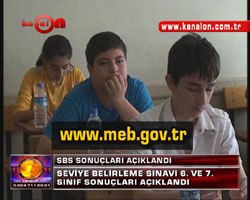 SBS SONUÇLARI AÇIKLANDI