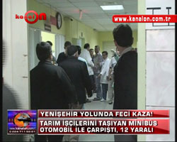 YENİŞEHİR YOLUNDA FECİ KAZA!