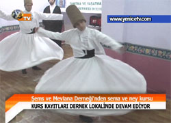 ŞEMS VE MEVLANA DERNEĞİ`NDEN SEMA VE NEY KURSU