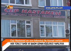 CEP HASTANESİ EN SON TEKNOLOJİ İLE HİZMET VERİYOR 