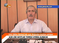 HALK EĞİTİM MERKEZİ`NDE AÇIK İLKÖĞRETİM KAYITLARI SÜRÜYOR