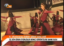 9. ULUSLARARASI FOLKLOR ŞÖLENİ SONA ERDİ