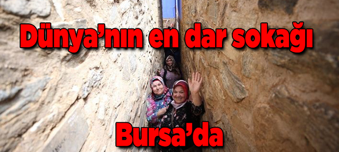 Dünyanın En Dar Sokaklarından Biri: 