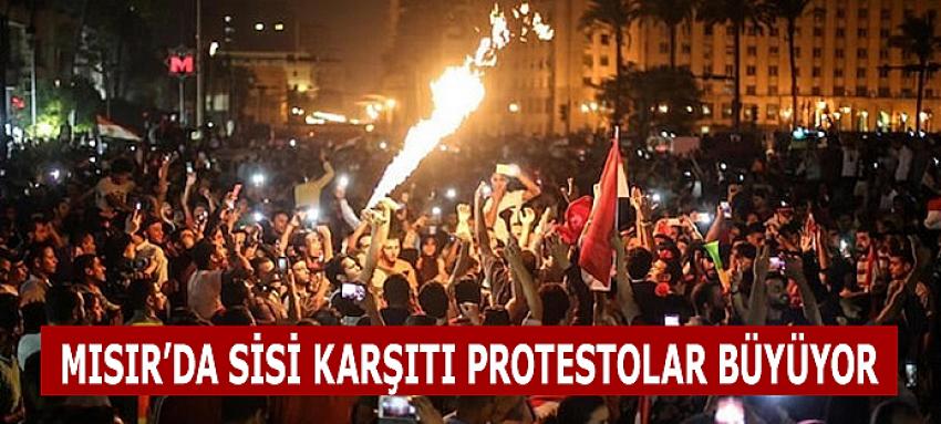 MISIR?DA SİSİ KARŞITI PROTESTOLAR BÜYÜYOR