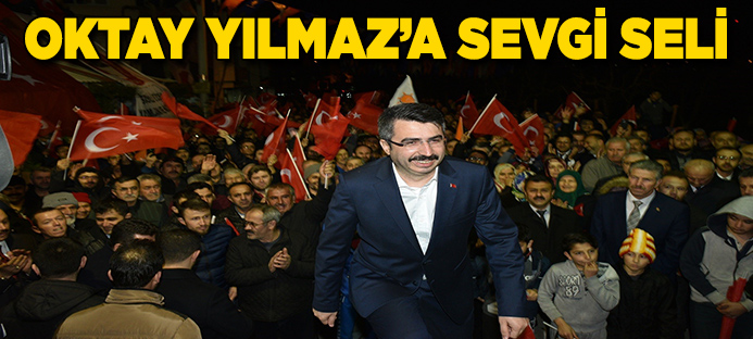 Cumhur İttifakı`nın Bursa Yıldırım Belediye Başkan adayı Yılmaz`a sevgi seli